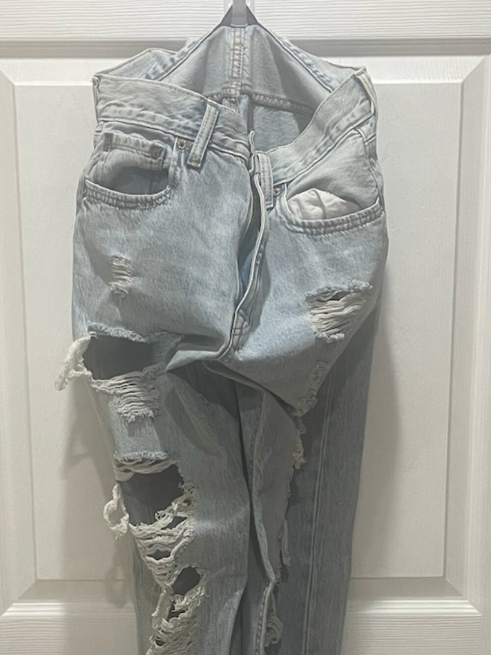Ripped Blue Jeans